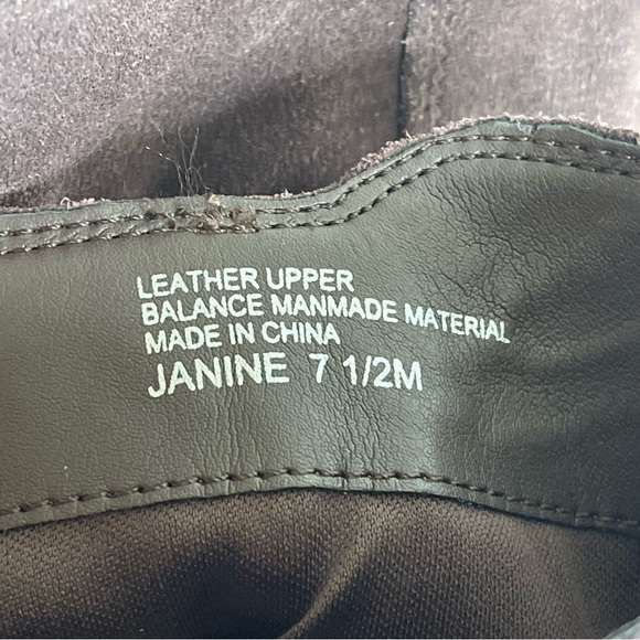 Violet & Red Janine Slouch Suede Boots Size 7.5 Brown - Picture 11 of 14